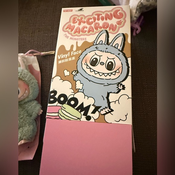 Authentic Green Grape Labubu Exciting Macaron Pop Mart - Picture 2 of 3